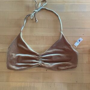 Aviator Nation Velvet Bikini top - M - new